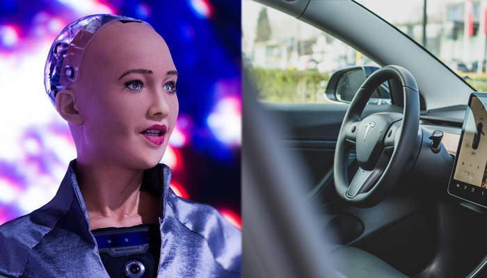 Sopjia Robot and driverless car