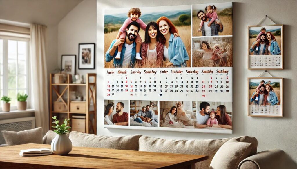 Personalized Calendar with Family Photos