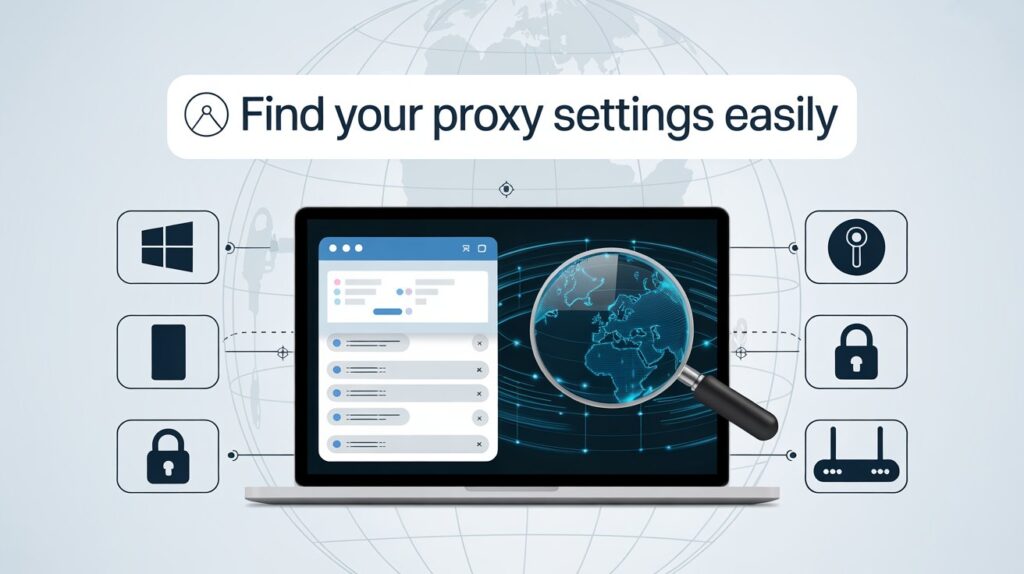 Steps to Locate Your Proxy Server Address