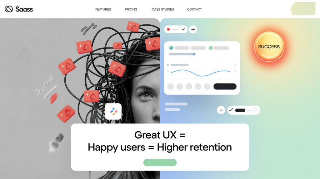 SaaS Landing Page Good UX