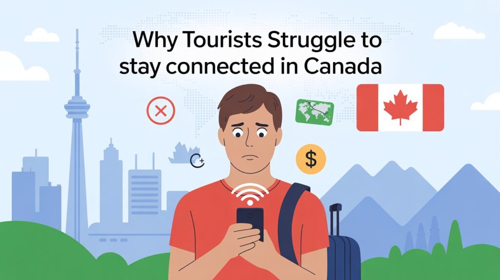 Tourist Connection Strugle in Canada