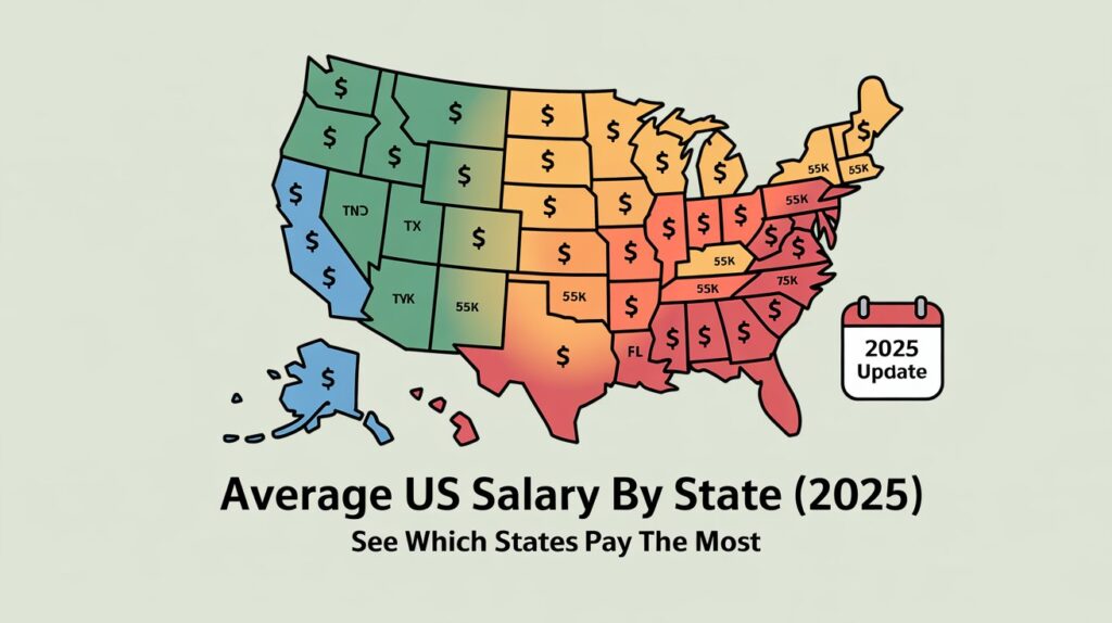Average US Salary by state