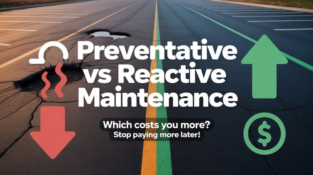 Preventative vs Reactive Maintenance
