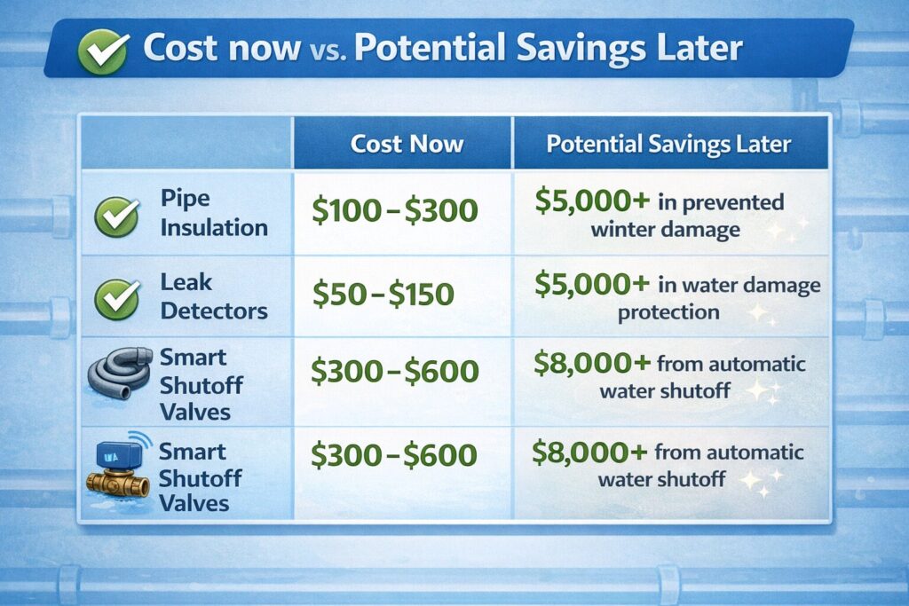 Cost comparison for home water solutions