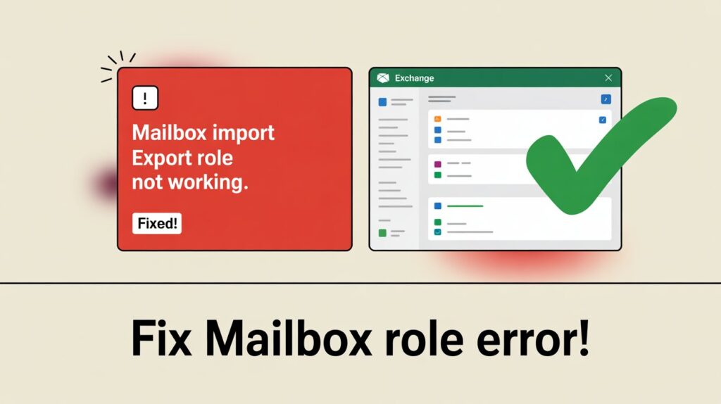 Mailbox Import Export Role Not Working