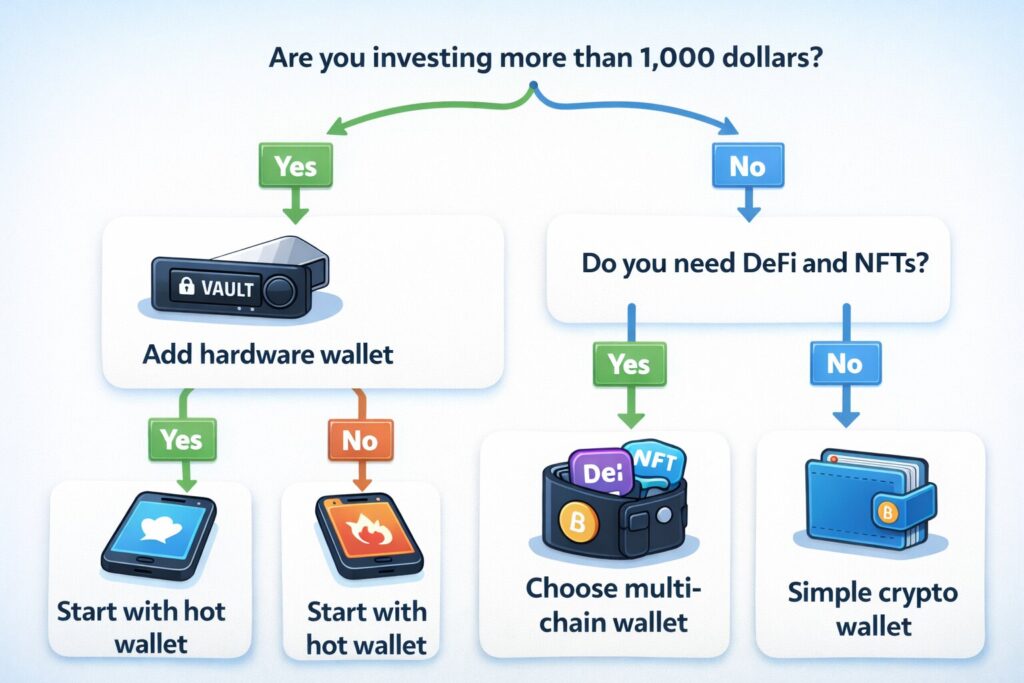 Cryptocurrency wallet selection guide