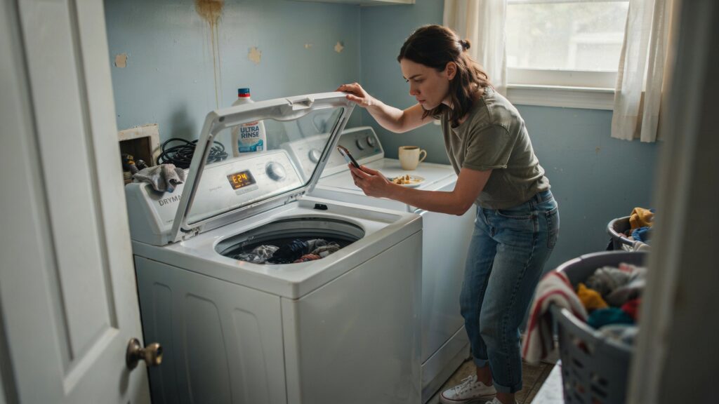 Washing machine not draining or spinning