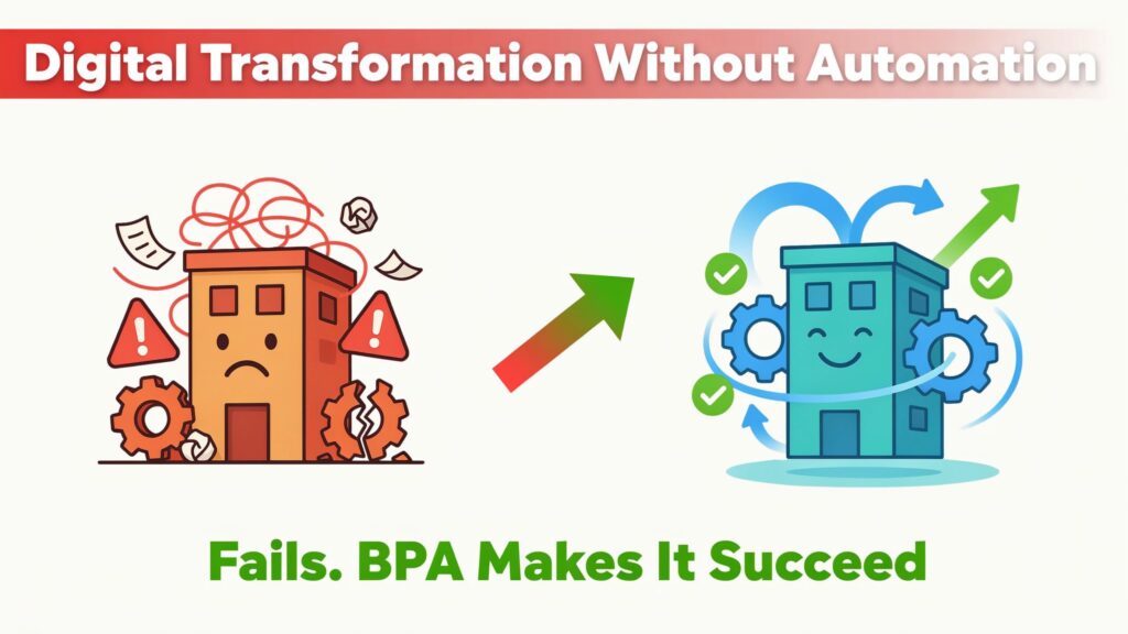Why Business Process Automation Is Essential for Digital Transformation Success