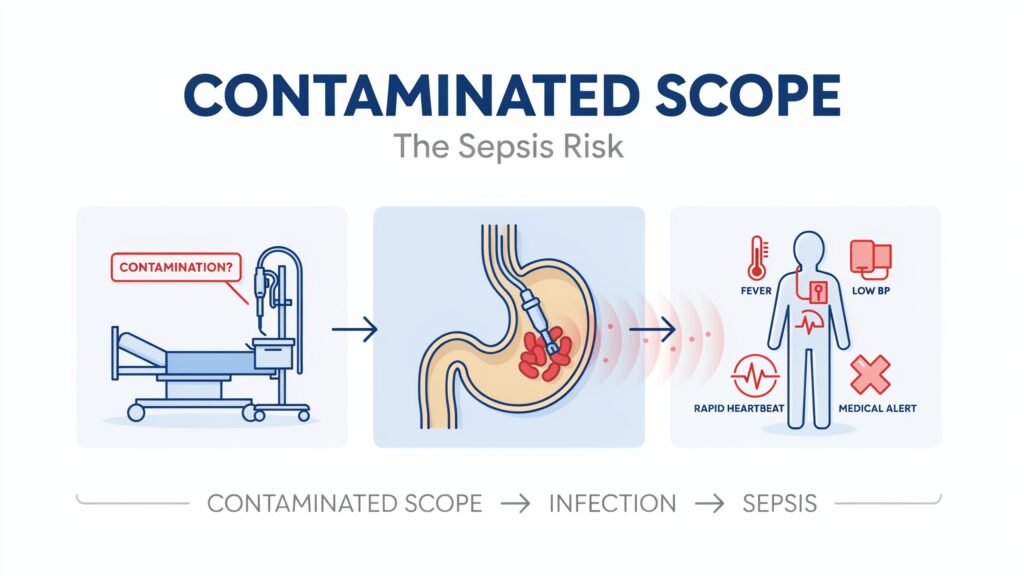 The Sepsis Danger Patients Face After a Contaminated Scope Exam