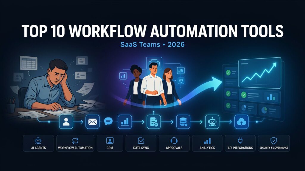 Top 10 Workflow Automation Tools for SaaS Teams