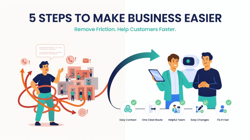 STEPS TO MAKE BUSINESS EASIER