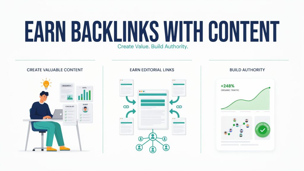EARN BACKLINKS WITH CONTENT