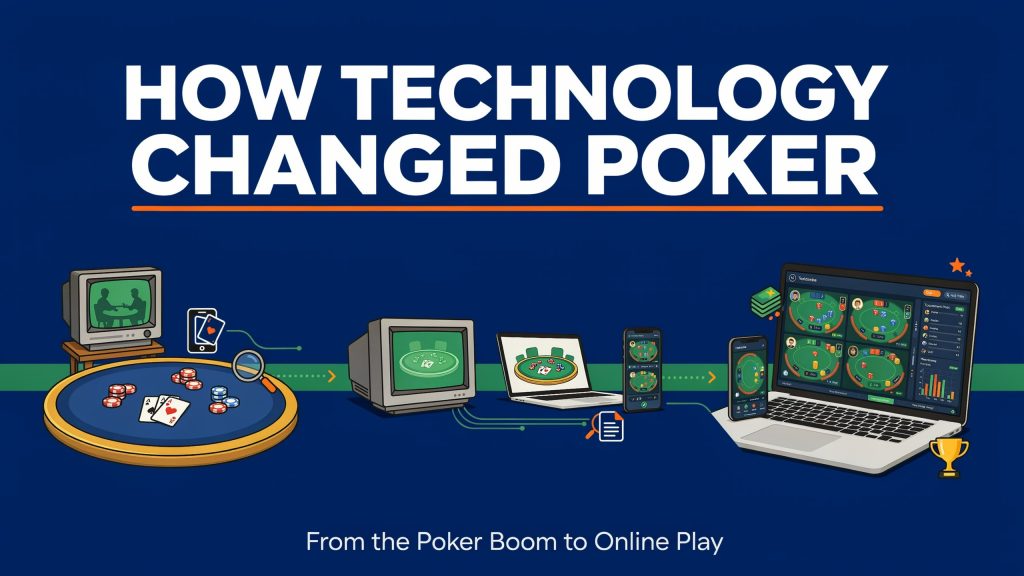 HOW TECHNOLOGY CHANGED POKER