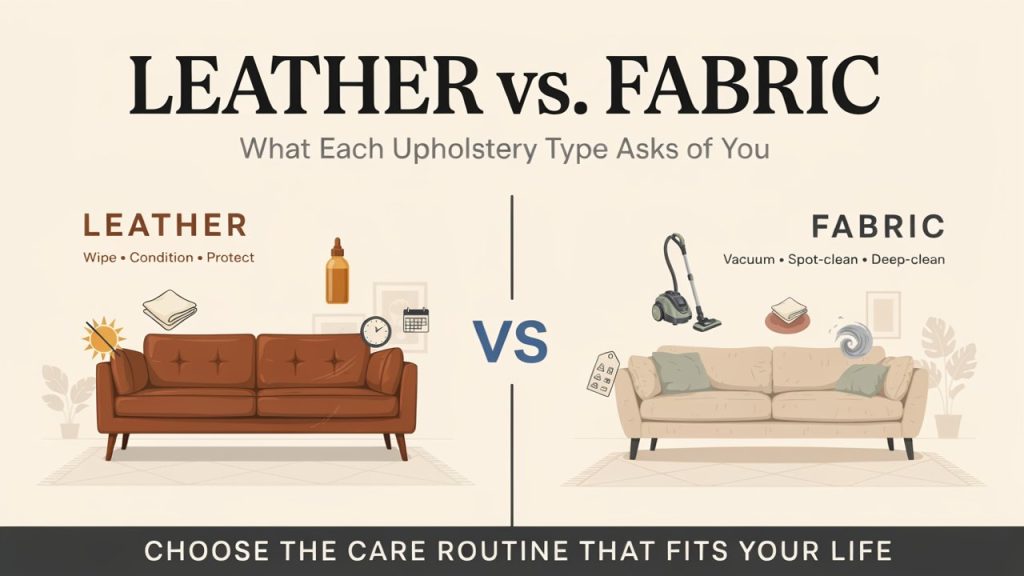 Leather vs Fabric